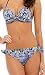 Ladies Blue Yellow and White Aztec Style Design Summer or Winter Sun Holiday Bikini Size 12