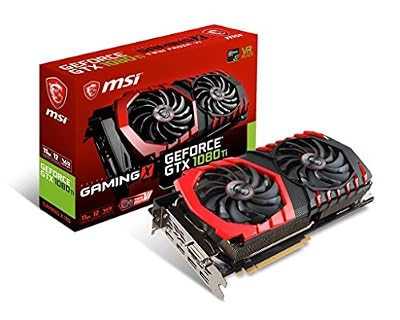 MSI GTX 1080 Ti GAMING X 11G Carte graphique Nvidia GeForce GTX 1080 Ti 11 Go PCI Express x16 3.0