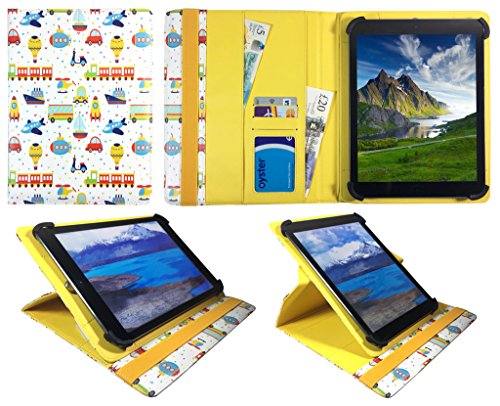 Archos 70 Platinum 3G 7 inch Tablet Kinderspielzeug Universal 360 Grad Wallet Schutzh  lle Folio mit Kartensteckpl  tzen   7 - 8 zoll   von Sweet Tech
