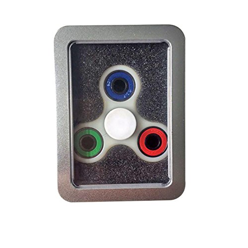 WINWINTOM Gift For Fidget Hand Spinner Triangle Finger Toy Bag Box
