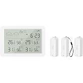 Xenon Smart Dijital Termometre (Monit&ouml;rl&uuml;) | 4 B&ouml;lge Takipli İ&ccedil;-Dış Mekan WiFi Akıllı İklim Sens&ouml;r&uuml; X7510
