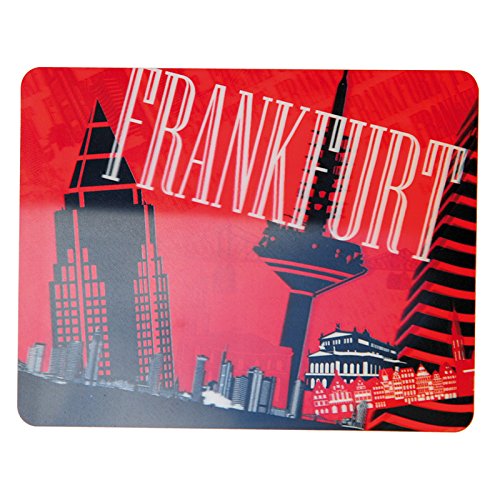 Preisvergleich Produktbild Stadt Frankfurt - Lentikular Mousepad Skyline - Unterlage Mouse PC