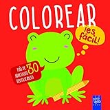 Colorear ¡es fácil! Rana: Con adhesivos