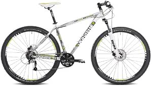 WHISTLE Patwin 29er 43,2 cm Suspenstion da Uomo da Mountain Bike, Colore:  Argento/Bianco, 43,2 cm : Sport e tempo libero