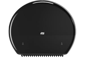 Tork Distributeur murale pour Papier Toilette Rouleau Jumbo noir T1, grande capacité, gamme Elevation, 554008