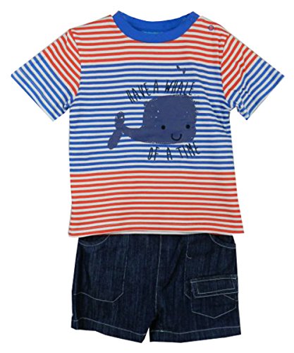 Lily & Jack Kids Whale Applique Shirt and Short Set Age 12-18 Months
