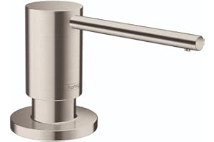 Hansgrohe 40438801 Focus Soap Dispenser, Steel Optic