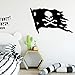 Produktbild Neues Design Piratenflagge Familie Wandaufkleber Kunst Wohnkultur Aufkleber In Der Küche Vinyl Wandtattoo-100x60 cm