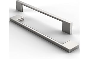 FURNIWARE 5 maniglie per mobili, armadi, cucina, cassetti, 160 mm, in nichel satinato