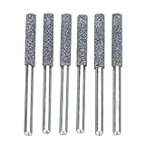 KUNSE 6Pcs 5/32 inch Meule Diamant Meule en Pierre Tronçonneuse Affûteuse À Queue De 3Mm Adaptateur De Foret