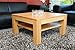 Produktbild Holz-Projekt-Summer Couchtisch Tisch 60x60cm Höhe 42cm Zarge bündig mit Ablage Erle/Echtholz Massivholz/Wunschmaß auf Anfrage