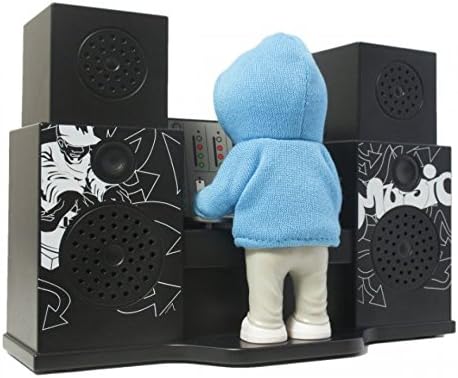 BLUW DANCING DJ SPEAKERS MINI FIGURE MP3 NOVELTY DESKTOP GIFT TOY