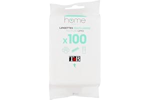 T'NB T’nB – 100 Lingettes Nettoyantes Pour Les Appareils Electroniques et Informatiques, Lingettes Humidifiées Sans Traces, Idéal Pour Nettoyer Smartphones, Tablettes, Casque Audio, Souris, Clavier, Écran PC