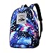 Produktbild Galaxy bedruckte Schultertasche The Fast And The Furious Torettos Garage Fashion Casual Star Sky Rucksack für Jungen und Mädchen