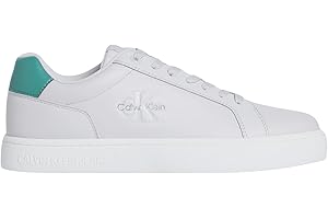 Calvin Klein Uomo Sneakers con Suola Preformata Classic Mono in Pelle