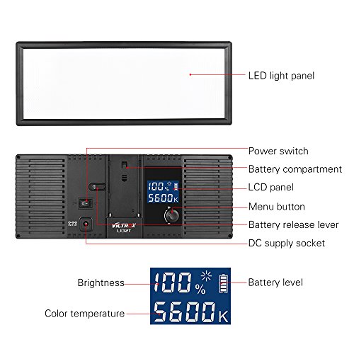 Andoer Viltrox L132T ultra-mince vid o Photographie Luminosit r glable et Temp Dual Color Max Luminosit 1065LM 3300K-5600K CRI95 pour Canon Nikon Sony Panasonic DSLR Appareil photo et cam scope reviews Andoer Viltrox L132T ultra-mince vid o Photographie Luminosit r glable et Temp Dual Color Max Luminosit 1065LM 3300K-5600K CRI95 pour Canon Nikon Sony Panasonic DSLR Appareil photo et cam scope
