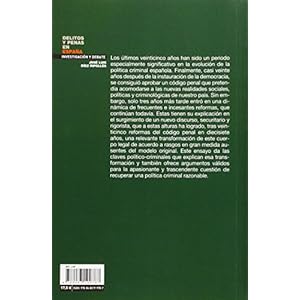 Delitos Y Penas En España (Investigacion Y Debate)
