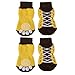 Produktbild Baoblaze 4pcs Haustier Socken weiche warme rutschfeste Pfoten Beschützer für Katze Hunde - Schnürsenkel, XL