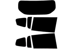 PSSC WINDOW FILM PSSC Pre Cut Rear Car Window Films for Vauxhall Zafira 2011-Current 5% Very Dark Limo Tint