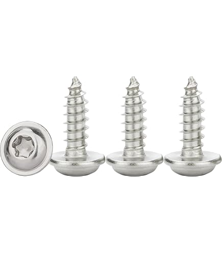 Vis à Bois Penture Tête Cylindrique Bombée TX - Acier Zingué 6x30 Mm - Marque Viswood - Neuf