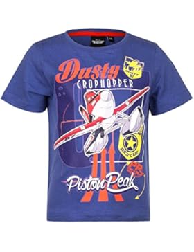 Planes T-Shirt für Kinder, original Lizenzware, blau, Gr. 98 - 128