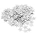 Produktbild Gosear Sekt Star Scatter Konfetti Pailletten für Hochzeit Partei Geburtstag Tabelle Dekoration DIY Handwerk 400 Zoll 60 Gramm Silber