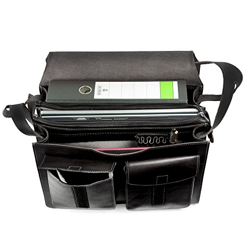 Große Aktentasche / Lehrertasche Größe XL aus Leder, für Damen und Herren, in verschiedenen Farben, Jahn-Tasche 675 - 3