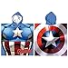 Produktbild Set Superheld (Capitan America) Poncho Strand Mikrofaser 55 x 110 cm und Pack 5 x Flanellhemden Original TV Avengers und Pack Socken tiendadeleggings