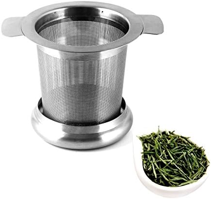 Wady Teapot Filter Stainless Steel Tea Tube Stainless Steel Teapot 6,5x8cm End Hole with Tap with Mug Cover Teacup Cup