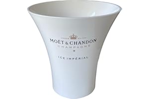 Moët & Chandon Ice Imperial Seau à champagne (blanc) pour bouteilles de champagne Magnum de 0,75 l et 1,5 l