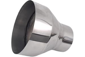 Atokrtact 76 to 127MM Exhaust Adapter Connector,304 Stainless Steel Exhaust Pipe Reducer Adapter for Universal Car Connector (76-127MM)) …