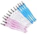 Nail Dead Skin Remover Cuticle Pusher Tool Set of 12Pcs