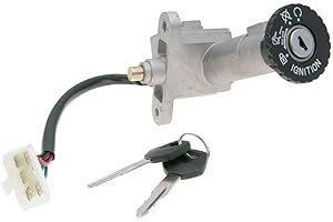 2EXTREME Serrure d'allumage compatible avec SYM Fiddle 2 50 AW05W/AF05W 4T AC 08-13, Orbit 1 50 AV05W