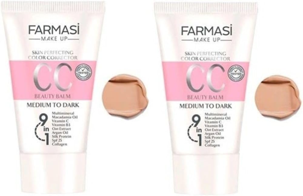 Farmasi 2 Adet cc Krem 50 ml Ortadan Koyuya