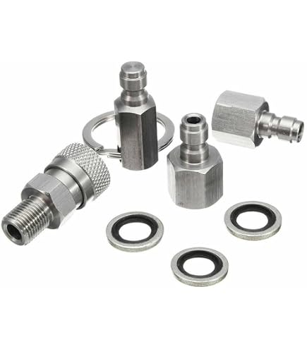 Schnellverschluss-Kupplung 8 Mm Auf 1/8 NPT – Aus Kupfer, Für Hochdruck-Anwendungen Bis 5000 Psi