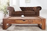 Zeitloser Couchtisch aus Sheesham Palisander