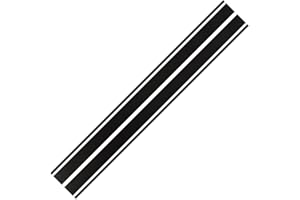 UPOSAO Adesivo Per Auto, Adesivo a Strisce per Cofano Auto Auto da Corsa Adesivo Fai-da-te in Vinile Adesivo Per Carrozzeria a Strisce Laterali Gonna Per Tetto Adesivo Per Paraurti Decorazioni, 2 Pezzi