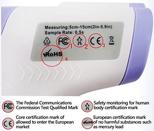 MCP Premium Multi Function Forehead Infrared Thermometer - For Baby Adult Veterinary Non Touch / Non Contact and Automatic (High Accuracy) RS.1250 (50.00% Off) - Amazon