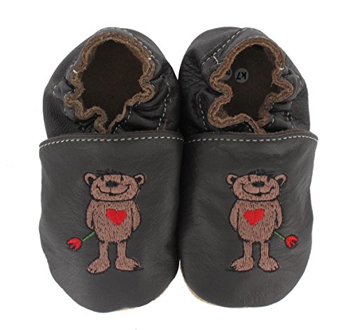 HOBEA-Germany Krabbelschuhe Janosch Bär in verschiedenen Farben