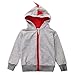 WangsAura Baby Boys Toddler Long Sleeve Dinosaur Hoodies Zip-up Jacket
