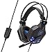 Produktbild GAOWORD PS4 Gaming Headset, LED Licht Wired PC Gaming Kopfhörer mit Mikrofon, 3,5 mm Heasdset Jack Stereo Over-Ear Headset,Blue