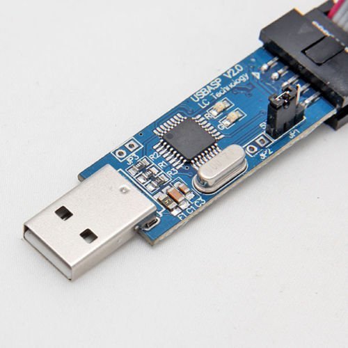 Neu AVR 51 Programmer Adapter mit 10 Pin Kabel ATMega ATTiny USB ASP USBISP fuer Arduino - 2