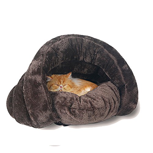 GossipBoy-Triangle-Design-Pet-Cuddle-Pouch-Pet-Bed-Sleeping-Bag-and-Mat-Washable-Comfy-House-for-Burrower-Kittens-Cats-Dogs-Puppies-Get-The-Most-Warm-Cozy-Comfortable-Shelter-for-your-Animal