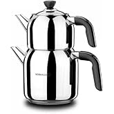 Korkmaz Kappa Black Teapot Set 2 Liter