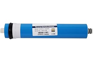 FICTORY Inverse Osmose Filtre, Membrane d'osmose inverse haute pureté membrane d'osmose inverse Systèmes Aquarium Filtre à eau RO 100 GPD pour Home à boire RO Système de filtration de l'eau