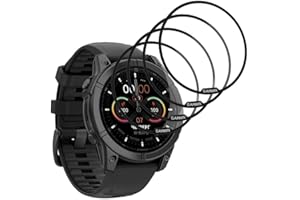 Camokia Anti-Kratz Folie für Panzerglas Garmin fenix 8 47mm Panzerfolie,HD Klar Glas für Schutzfolie Garmin fenix 8 47mm Displayschutz,4 Stück Ultra-klar Volle Abdeckung Premium Glasfolie