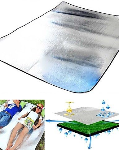 ZQ Double Aluminum film EVA Moisture-proof Pad Camping The Tent Pad Baby Crawling Sleep Picnic Mat