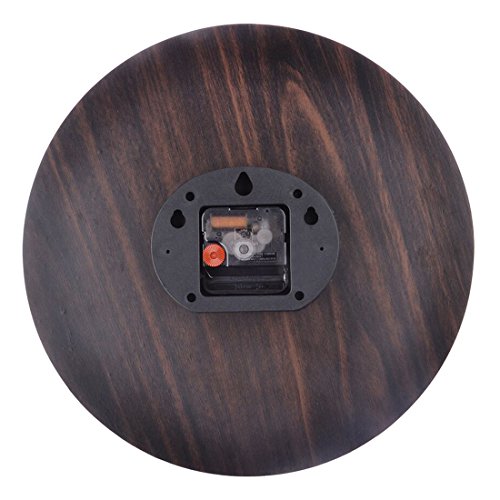 Wanduhr, iTECHOR 12-Zoll Holz Stille Leise Frankreich Paris Französischer Stil Römische Ziffer Design Wanduhr Uhr - 4