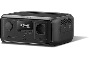 ECOFLOW Tragbare Powerstation RIVER 3, 245 Wh LFP Batterie, bis zu 600 W Leistung, 2× Laufzeit mit GaN, <20 ms USV, 30% kompakterer Solargenerator für den Außenbereich, Camping, Vans