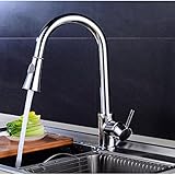 ★ Diseño elegante --- El diseño del grifo de la cocina Tulip hace que su cocina sea simple y fresca, fácil de combinar con la mayoría de los fregaderos.